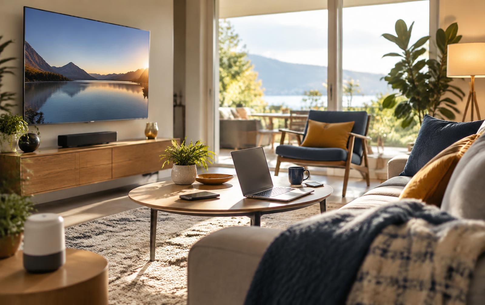 Connected modern home